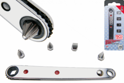 Llave de trinquete con puntas, 5 piezas BGS-technic, Alemania