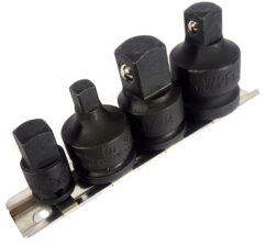 REDUCCIONES CR-MO ADAPTADORES DE IMPACTO 3/8' 1/4' 1/2' 4 UDS. BGS-técnica Alemania