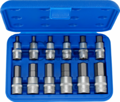 Llaves Allen 5-22mm con vaso de 1/2', juego de 12 llaves, Condor-Alemania