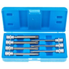 JUEGO DE 7 VASOS TORX 3/8'' T25-T60 LARGO 110mm