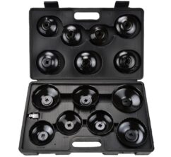 Llaves de vaso para filtros de aceite, juego de vasos, 15 uds.