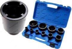 Vasos de corona ranurados para tuercas ranuradas 26-88 mm 10 uds.