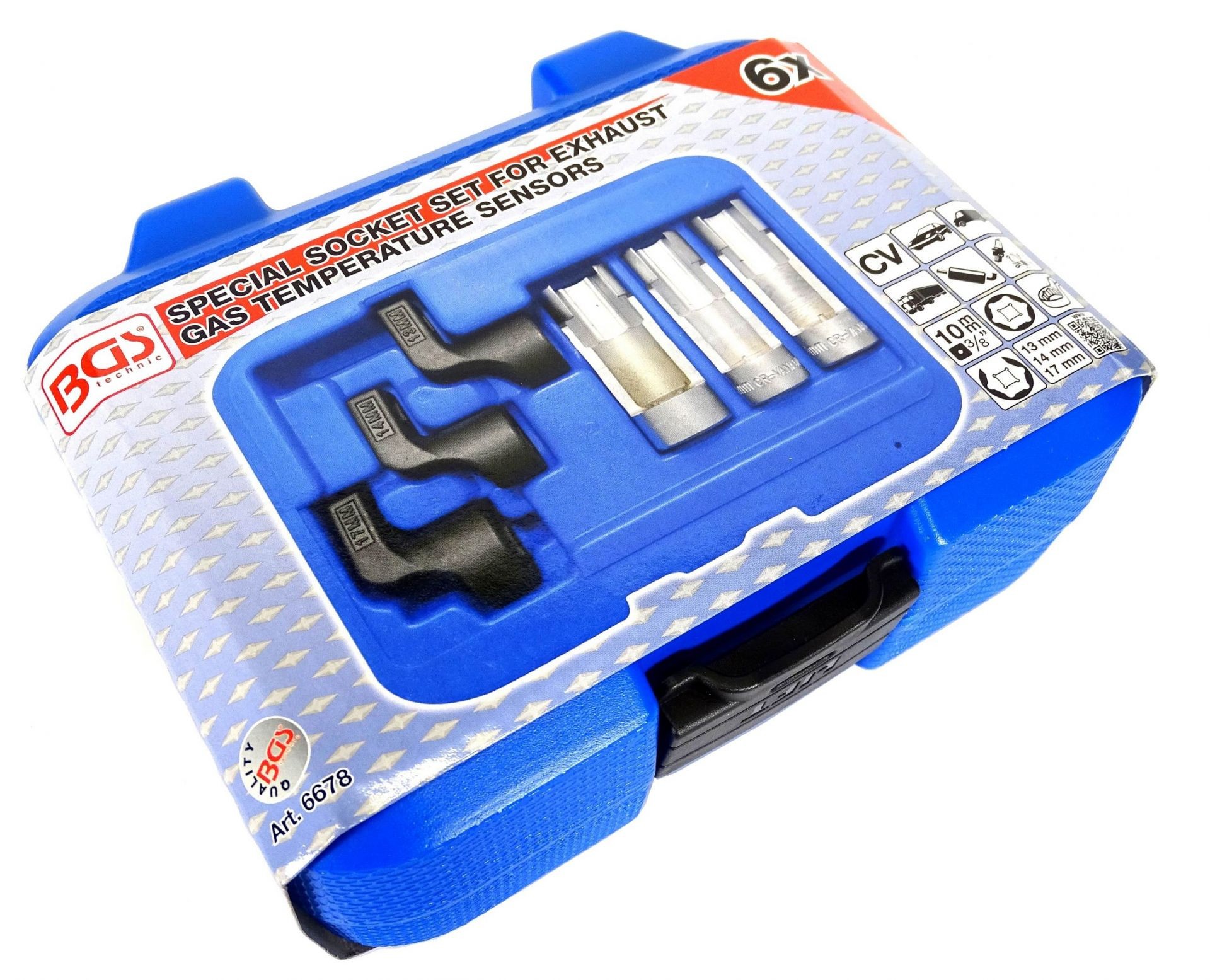 Llaves para sensores de temperatura de gases de escape EGT/NOX, 6 uds. BGS-Alemania - Imagen 7