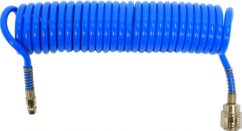 MANGUERA ESPIRAL 5.5x 8mm x 5m PU CON CONECTORES RÁPIDOS