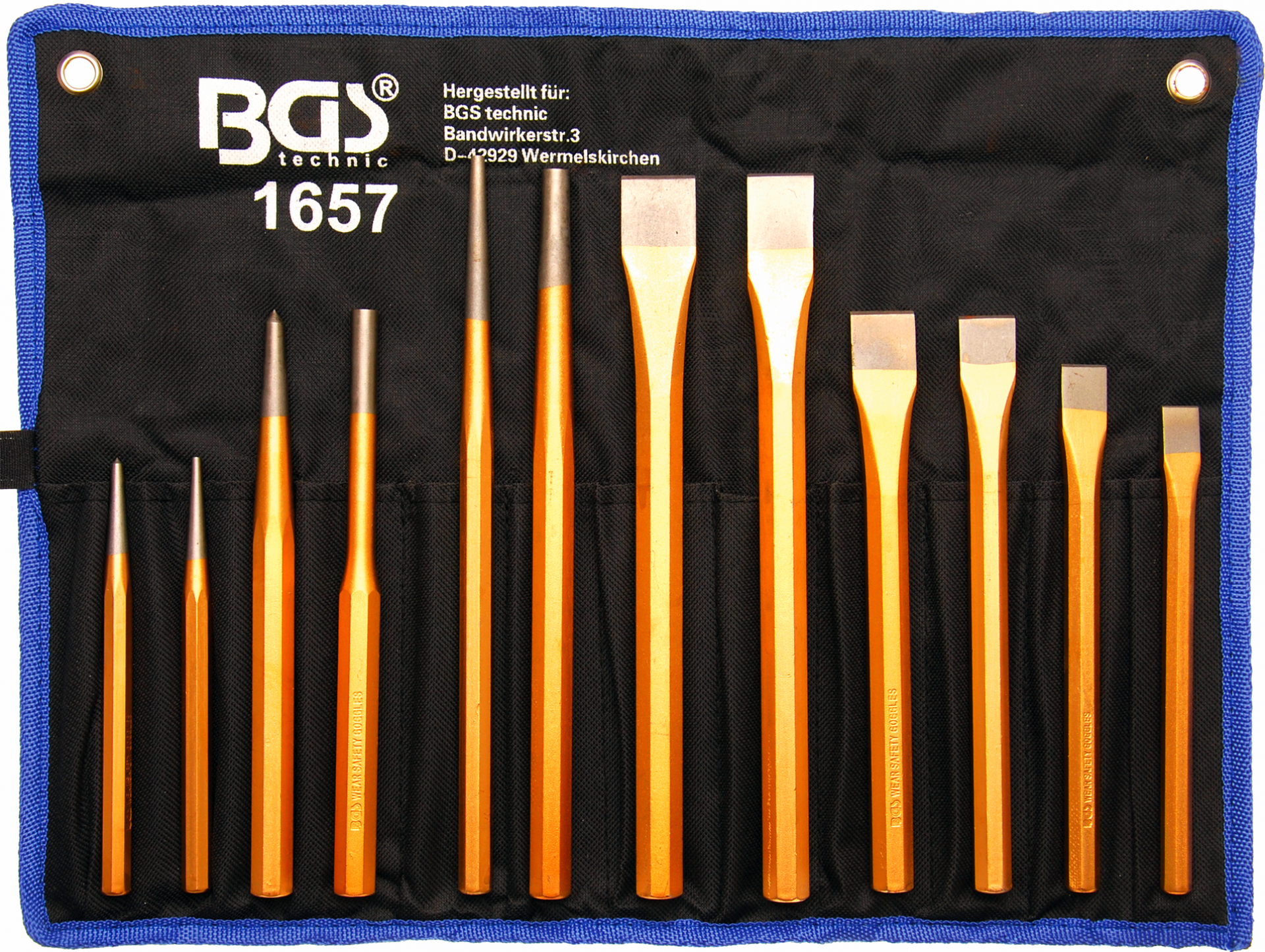 CORTADOR PUNCHPOINTTAK JUEGO DE CORTADORES 12 ELEMENTOS. BGS-Alemania