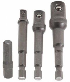 REDUCCIONES ADAPTADORES DE VASO PARA PASADOR DE DESTORNILLADOR 1/4' 3/8' 1/2' BGS-technic Alemania