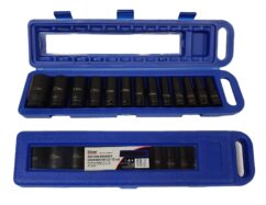 JUEGO DE VASOS DE IMPACTO 1/2' 10-32mm 13 uds.
