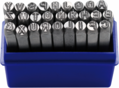 Numeradores, letras, 3 mm, 27 uds. BGS-Technic, Alemania