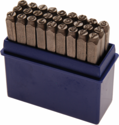 Numeradores letras 10mm 27uds. BGS-Technic, Alemania