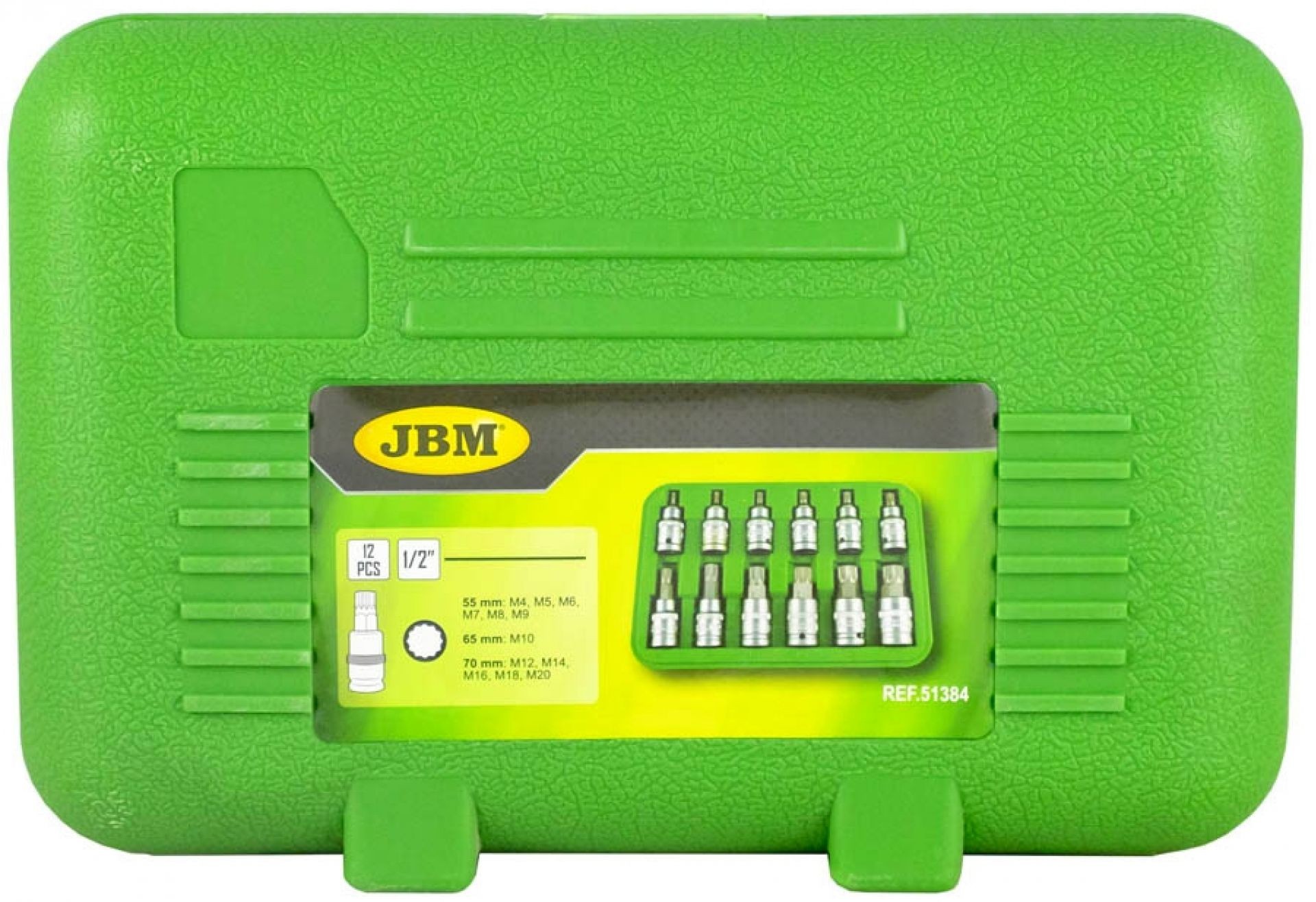 LLAVES ESTRIADAS XZN M4-M20 12 UDS. JUEGO DE LLAVES - Imagen 4