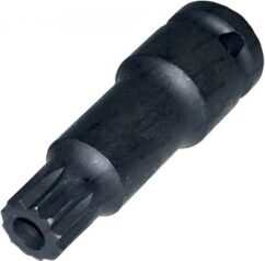 XZN Llave de vaso de impacto M16 estría de 1/2' con orificio Buje VW Audi Seat Skoda Porsche Ford