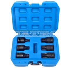 LLAVES DE IMPACTO TORX 1/2' T55-T100 6 PZ CR-MO Quatros