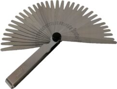 Calibre de espesores de 32 hojas 0,03-1,00 mm