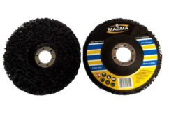 Disco abrasivo, disco abrasivo negro de tejido no tejido, 125 mm, para lijar metal