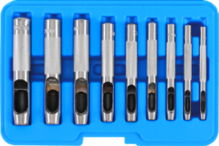 PUNZONADORES PARA CUERO DE GOMA 3-12 MM, 9 UDS BGS-Alemania