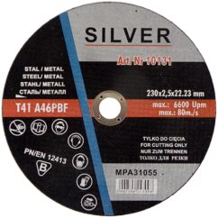 DISCOS CORTE METAL ACERO INOX 230 X 2,5