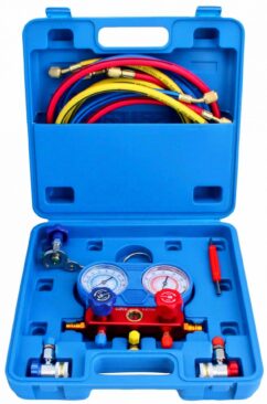 KIT PARA PRUEBA DE FUGAS DE LLENADO DE AIRE ACONDICIONADO, PROBADOR, MEDIDOR