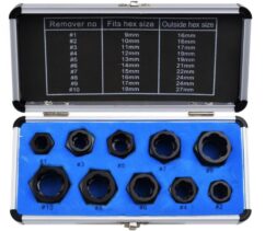 EXTRACTORES DE VASOS PARA TORNILLOS MECANIZADOS 9-19mm 10PZS