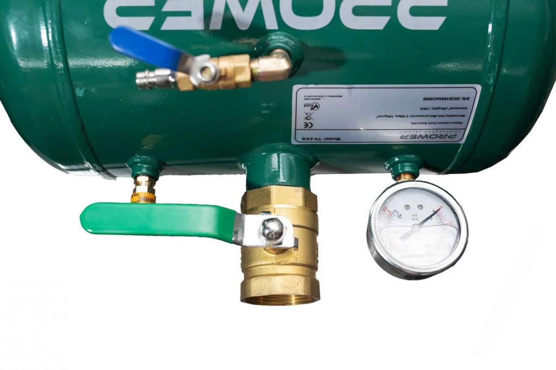 INFLADOR DE DEPÓSITO A PRESIÓN PARA INFLAR RUEDAS 24L - Imagen 8