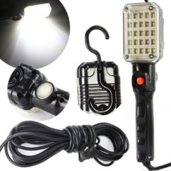 LÁMPARA DE TALLER 25 LED GANCHO IMÁN 230V