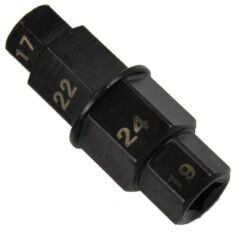 LLAVE PARA EJE RUEDA DELANTERA HONDA SUZUKI YAMAHA 17, 19, 22, 24 mm