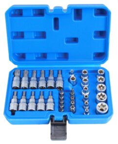 LLAVES VASO TORX 3/8'' JUEGO 34 ELEMENTOS