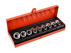 JUEGO DE VASOS VASOS TORX 'E' E10-24 1/2'' 9 uds.