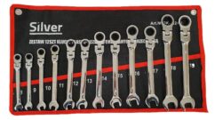 Llaves de trinquete rotas - articuladas 8-19 mm 12 uds. CR-V