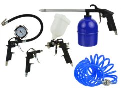KIT DE PINTURA ACCESORIOS COMPRESORES INFLADO, PISTOLAS DE SOPLADO, etc.