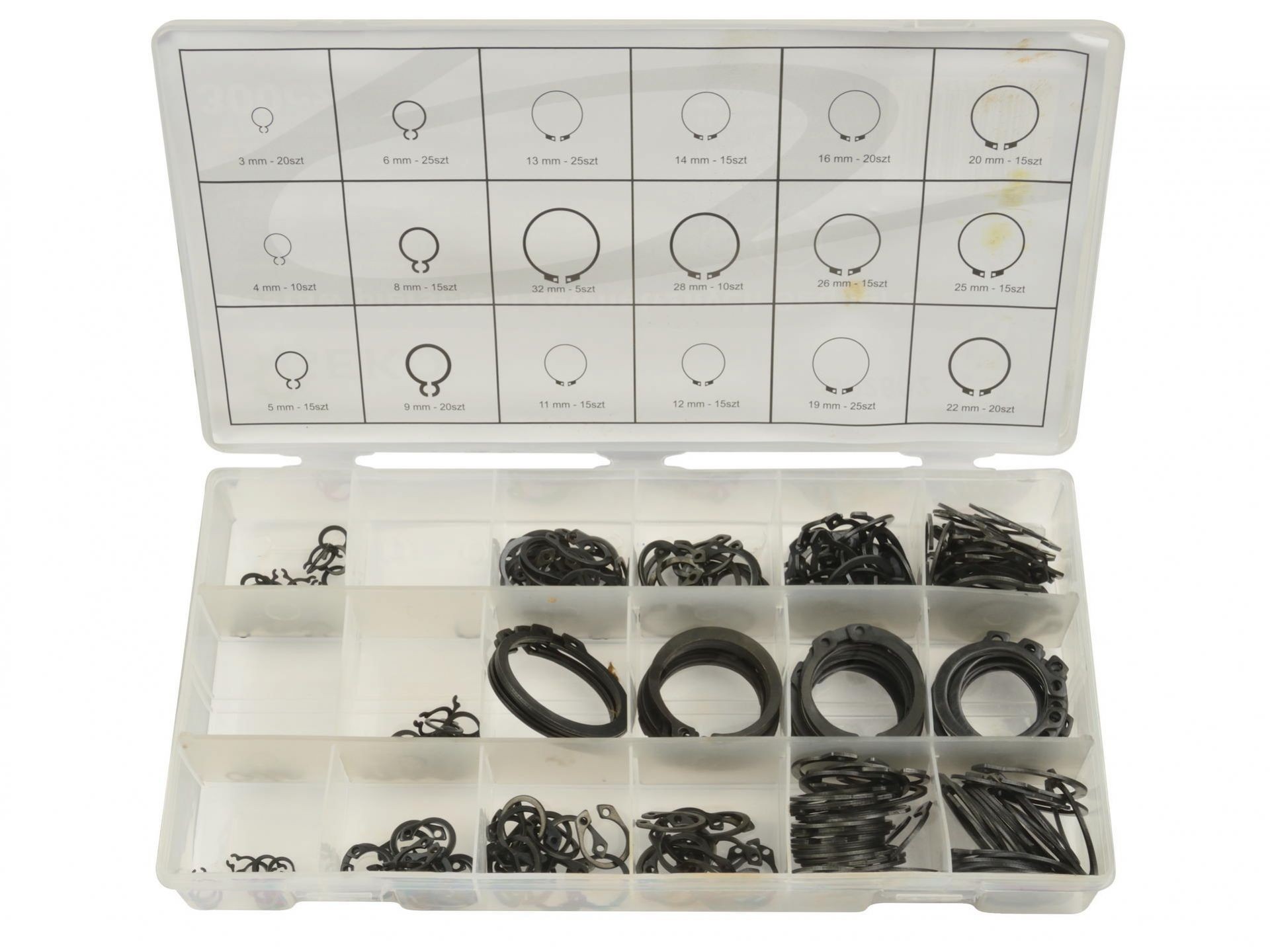 SEEGER ANILLOS EXTERIORES SET DE 300 PIEZAS