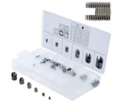 Casquillos para reparar y reducir roscas M3-M14, ranura, 32 piezas, BGS-Alemania