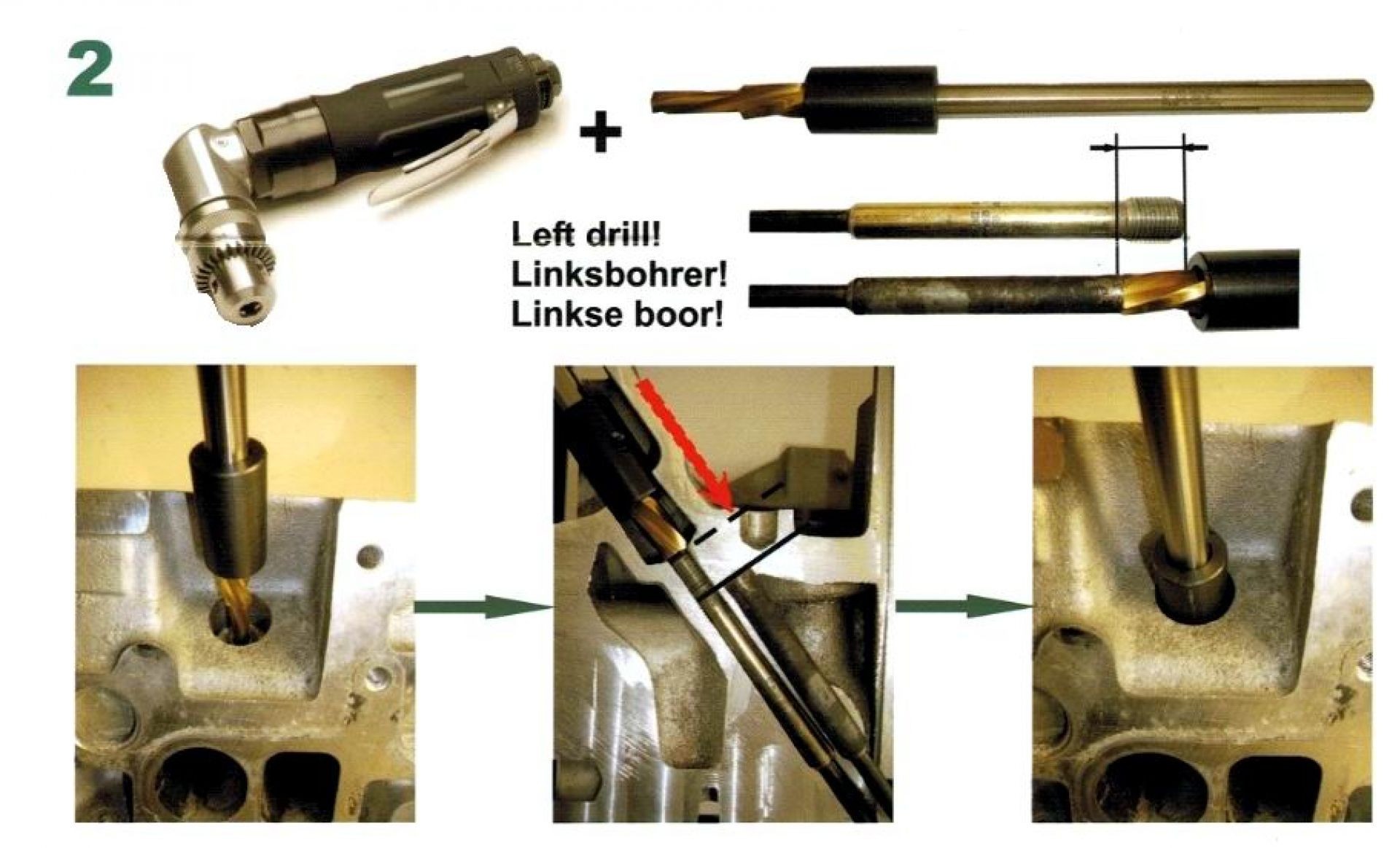 Kit de reparación de roscas de bujías de precalentamiento Profesional, Hecho en Alemania - Imagen 12