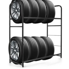 SOPORTE PARA NEUMÁTICOS 2P RUEDAS ALUMINIO ACERO RUEDAS
