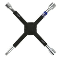 LLAVE DE RUEDA REFORZADA 17MM x 19MM x 21MM X 1/2' 14'