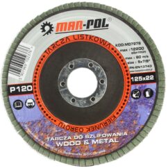 Muela P120x125mm DISCO DE LÁMINA PARA RECTIFICADO DE LÁMINA