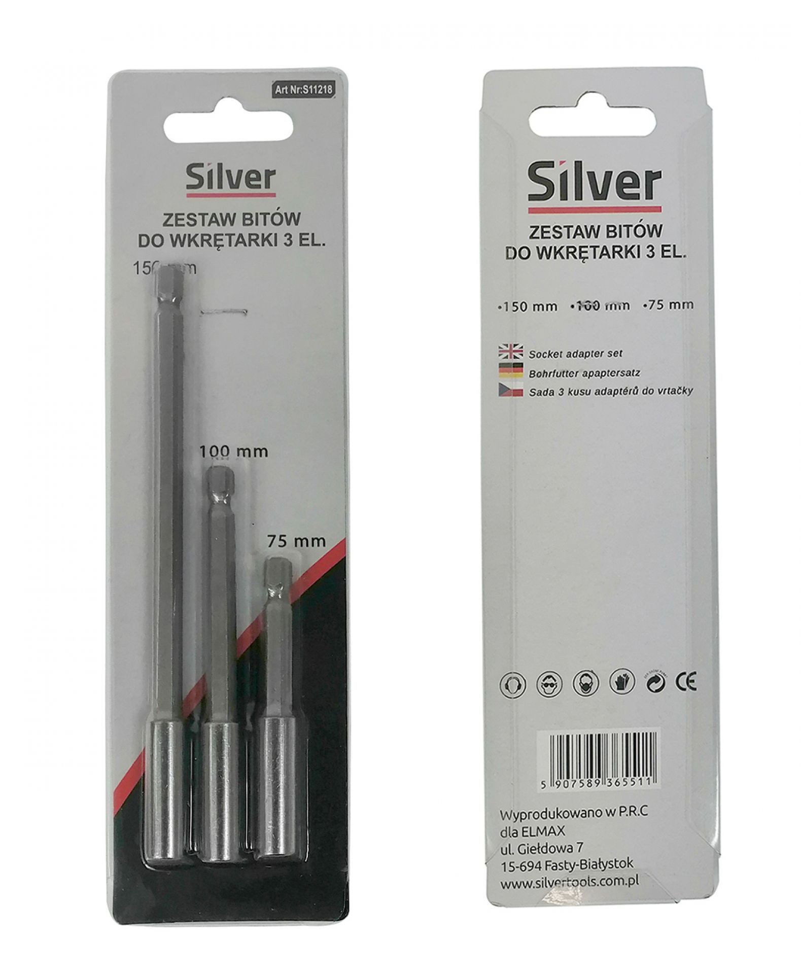 Portapuntas magnéticos, adaptadores para destornilladores 3 uds. 75+100+150mm - Imagen 8