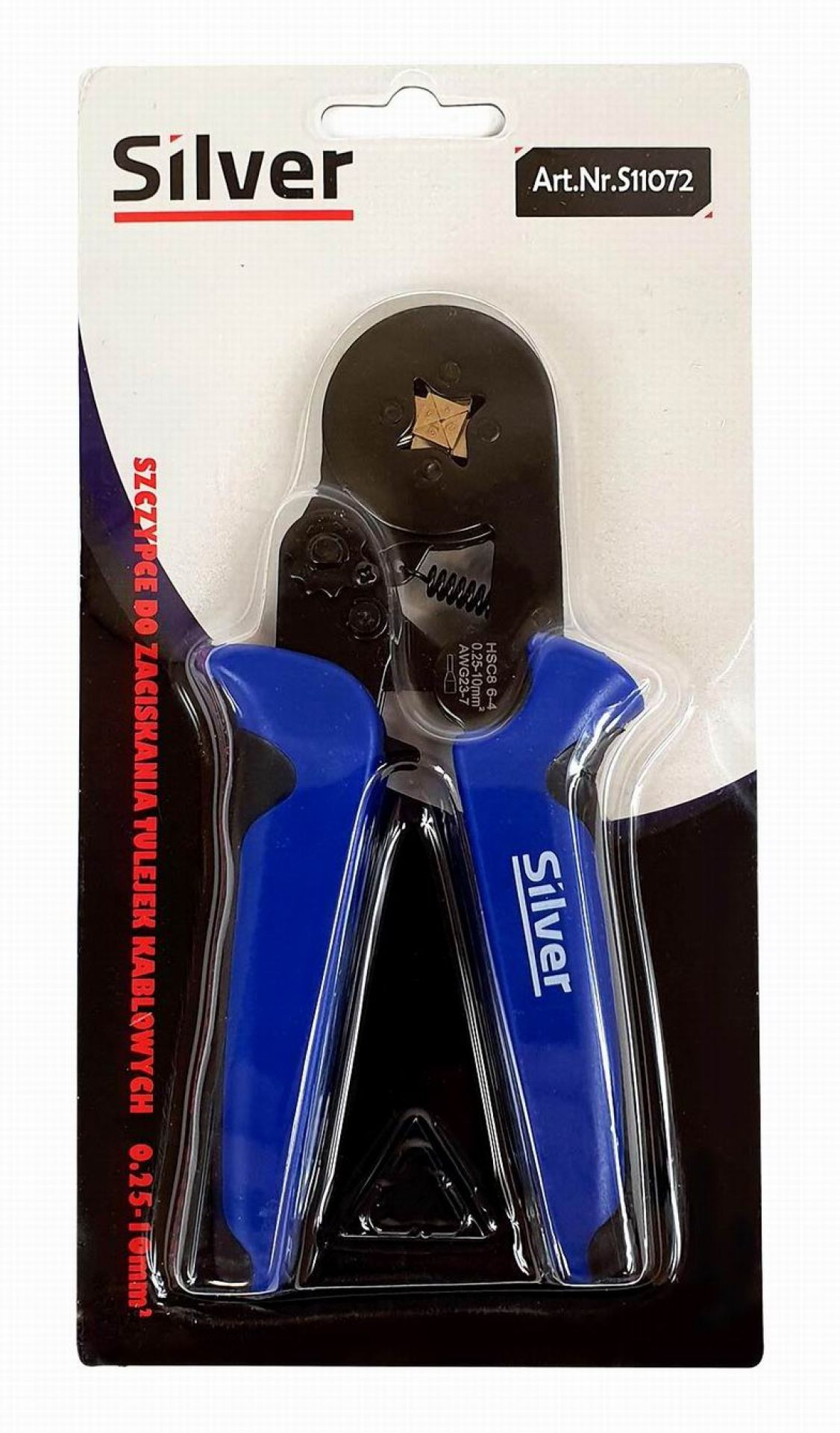 ALICATE ENGARZADOR MANUAL PARA CABLES 0,25-10mm2 175mm - Imagen 4