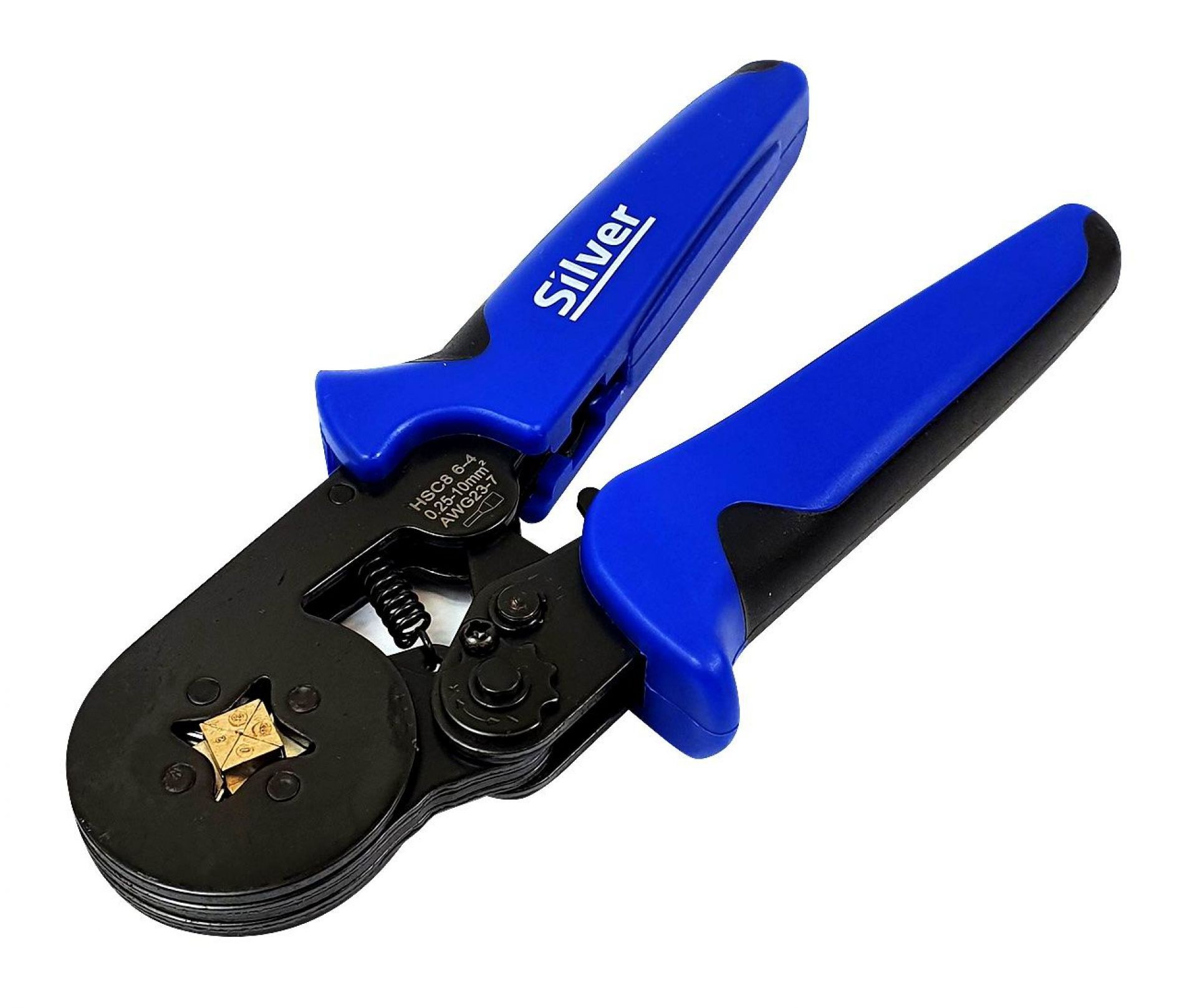 ALICATE ENGARZADOR MANUAL PARA CABLES 0,25-10mm2 175mm