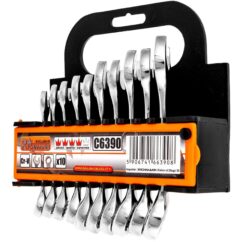 Llaves combinadas cortas de 10 a 19 mm Juego de 10 uds. Richman