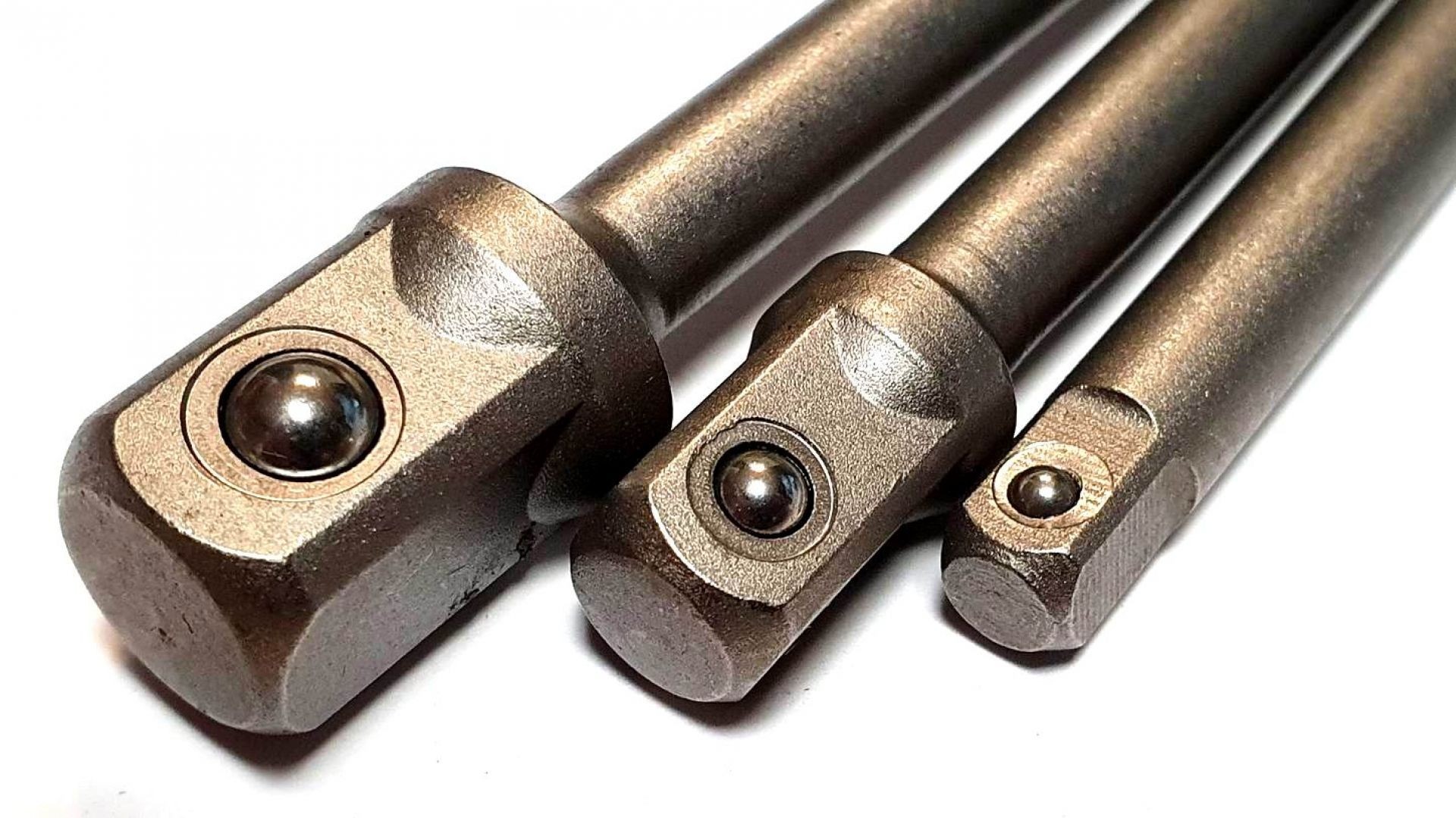 ADAPTADORES EXTENSIONES PARA DESTORNILLADORES PARA VASOS 1/4' 3/8' 1/2' JUEGO de 3 uds. 150mm - Imagen 4