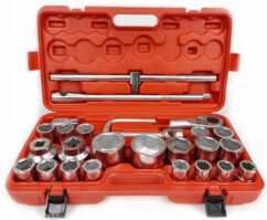 LLAVES DE VASO POMO 21-65MM 6 REDONDAS 3/4' 1' 26 UD