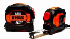 Cinta métrica con ruedas 8mx25mm, doble cara, AUTO-STOP, DIVISIÓN 1ª clase, Richmann