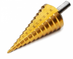 Broca escalonada para árbol de Navidad 4-39 mm HSS TiN para metal, acero