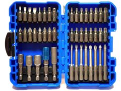 Puntas de destornillador 45 uds. PLANO, CRUZADO, TORX, IMBUS, corto + largo