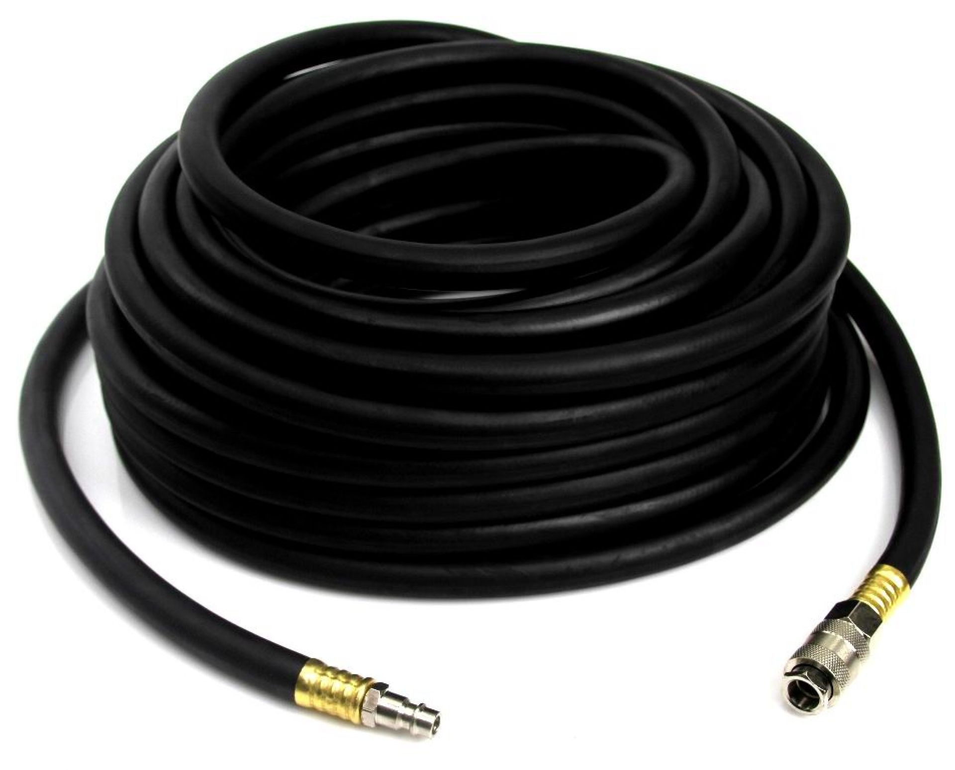 MANGUERA PRESION GOMA NEUMÁTICA 6X13mm 20m CONECTORES 1/4' - Imagen 3