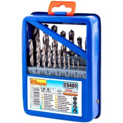 Brocas para metal 1-10 mm, juego de brocas 19 uds. HSS, Richmann