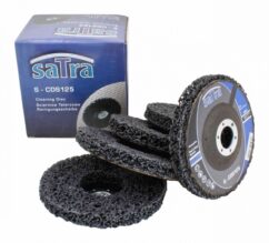 Muela para limpiar el óxido del pegamento DISCO ABRASIVO 125mm 5uds PELO NEGRO