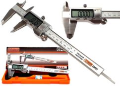 PINZA ELECTRÓNICA LCD 150 MM ACERO PROFI 0.01 MM RICHMANN