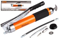 PISTOLA ENGRASE MANUAL 600 ML + 2 MANGUERAS PROFESIONAL