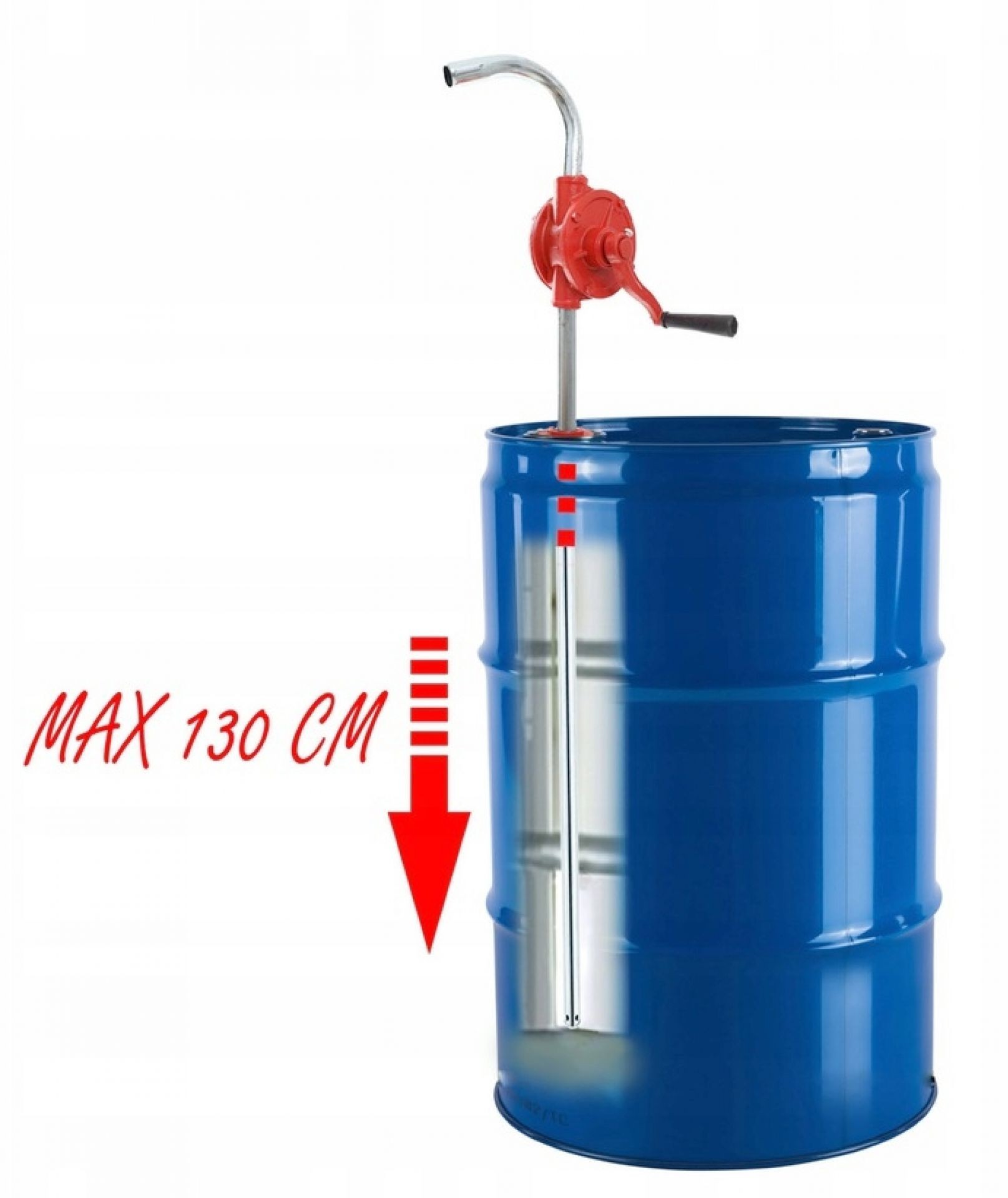 BOMBA MANUAL ROTATIVA DE MANIVELA PARA COMBUSTIBLE ACEITE - Imagen 6